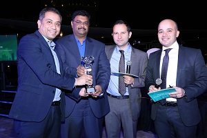Amit Roy – VP & Regional Sales Head-MEA, Paladion, Mohammed Abid Ali, Country Sales Manager, UAE, Paladion, Ovanes Mikhaylov, Managing Director in the Middle East, Kaspersky Lab and Ashraf Abdelazim, Director B2B, Middle East, Kaspersky Lab (L to R)