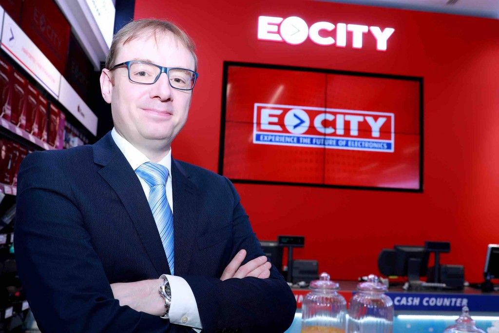 Dirk Raemdonck, the Marketing  and Retail Development Manager at e-City.