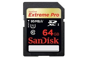 Sandisk ExtremePro_SDXC_95MBs_64GB