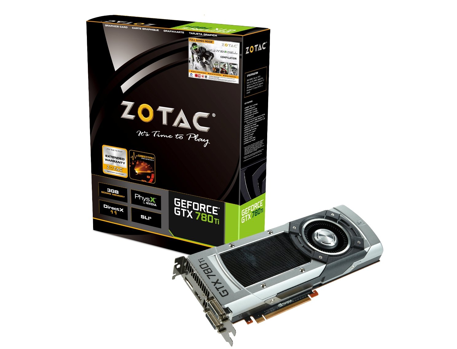 New ZOTAC GeForce GTX 780 Ti
