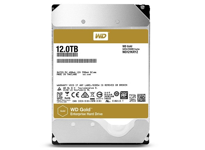 WD Gold 12 TB Hard Drive
