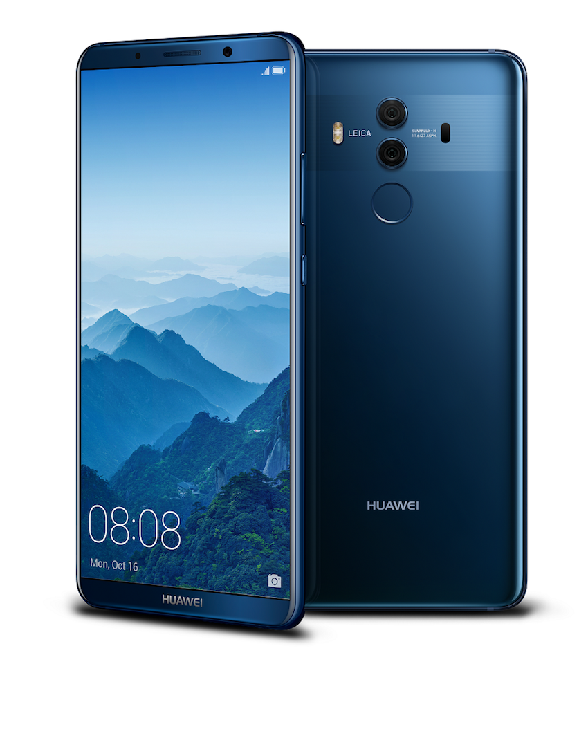 Mate 10 Pro_Blue Front and Back