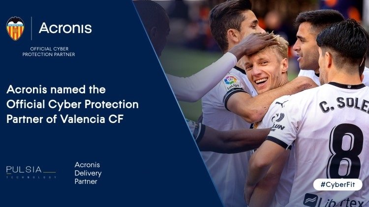 Valencia CF selects Acronis as its official Cyber Protection partner