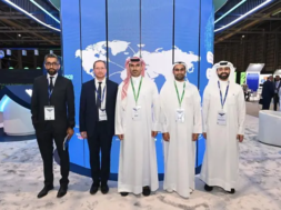 Beyon Cybers CEO Dr. Shaikh Khalid bin Daij Al Khalifa and Expels General Manager VP International Business Chris Waynforth