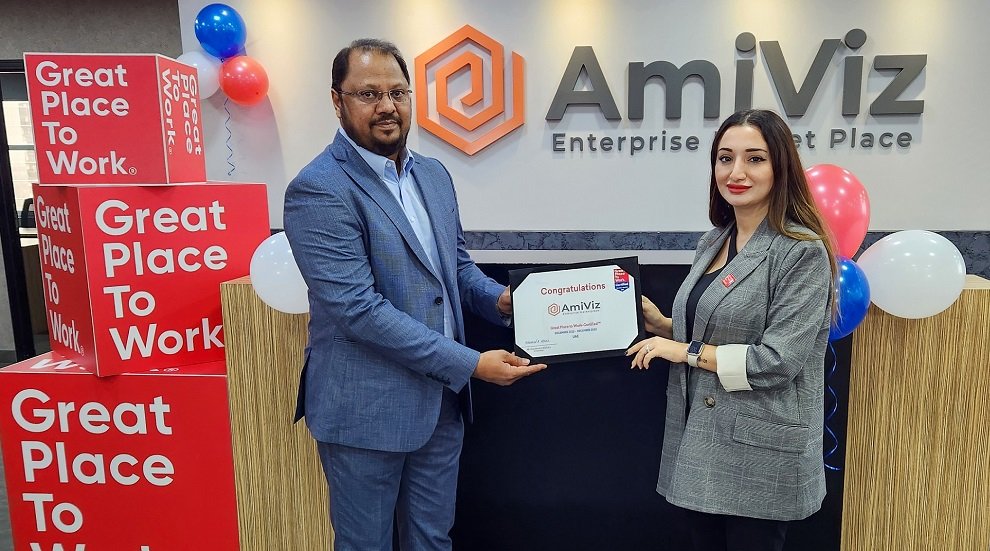 Leading B2B marketplace, AmiViz certified as a Great Place to Work