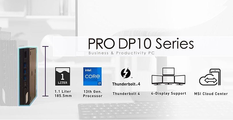 MSI introduces PRO DP10 13M Business & Productivity Mini PC