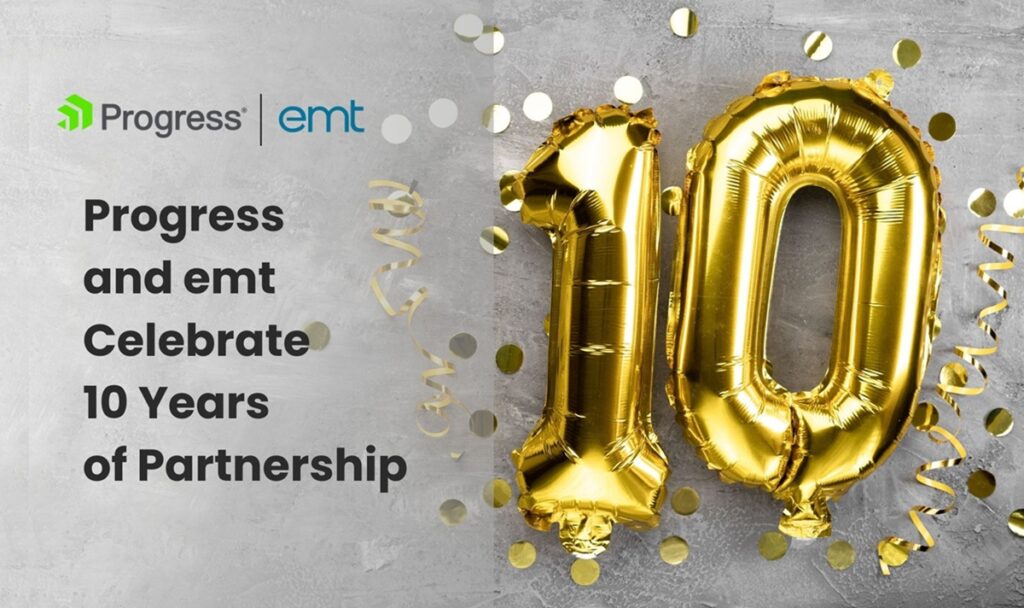 Progress Celebrates 10-year Partnership with emt Distribution - Channel ...